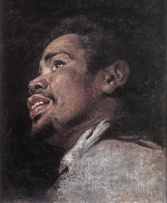 CRAYER, Gaspard de Head Study of a Young Moor dhyj Germany oil painting art